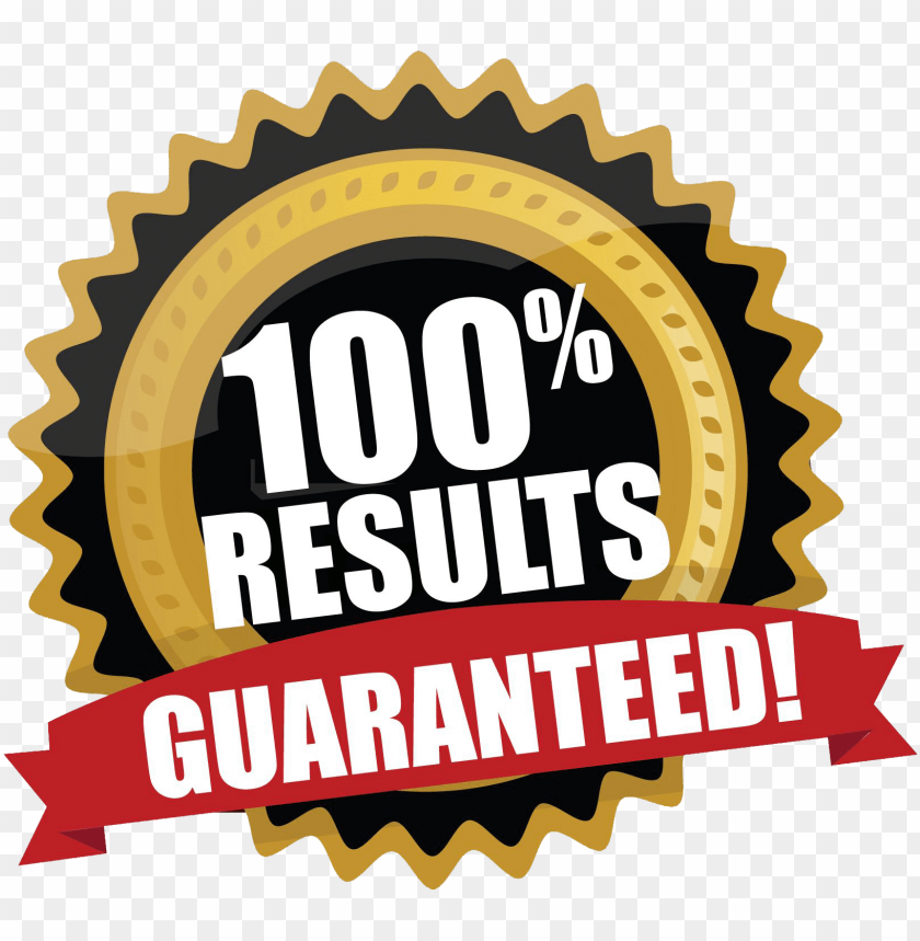 how do we guarantee our results 100 result guaranteed PNG transparent with Clear Background ID 178775