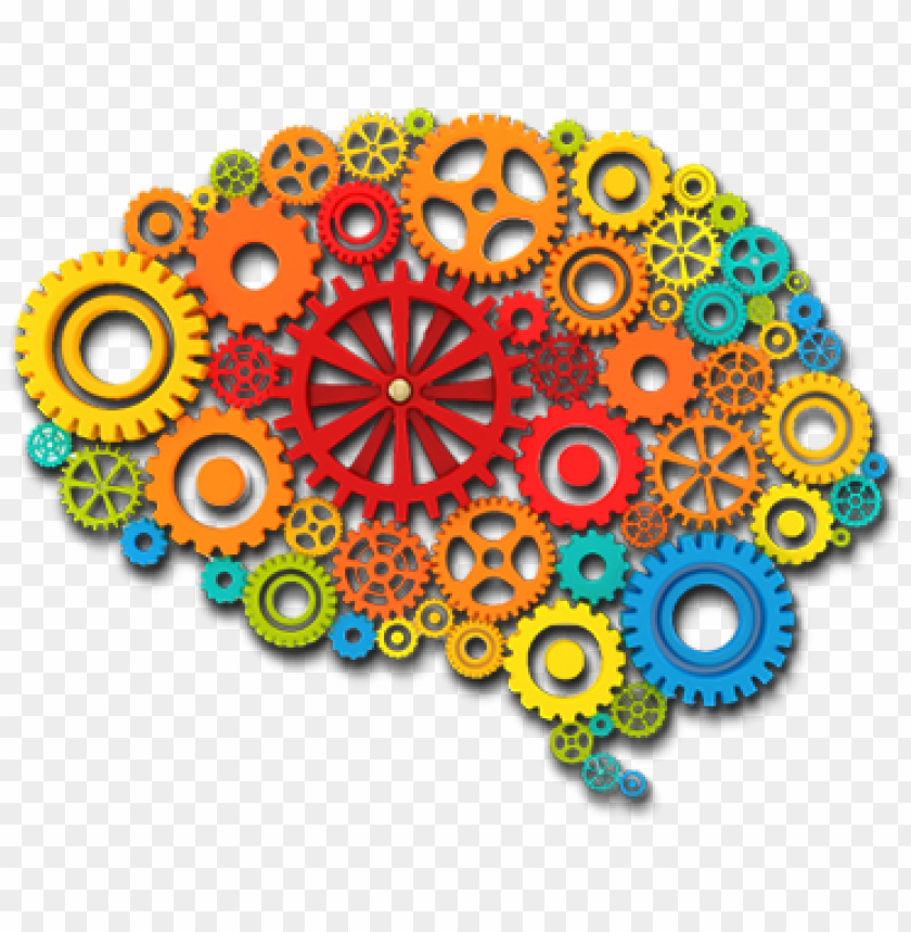 How The Brain Responds To Print Vs - Creative Brain Art PNG Image With Transparent Background