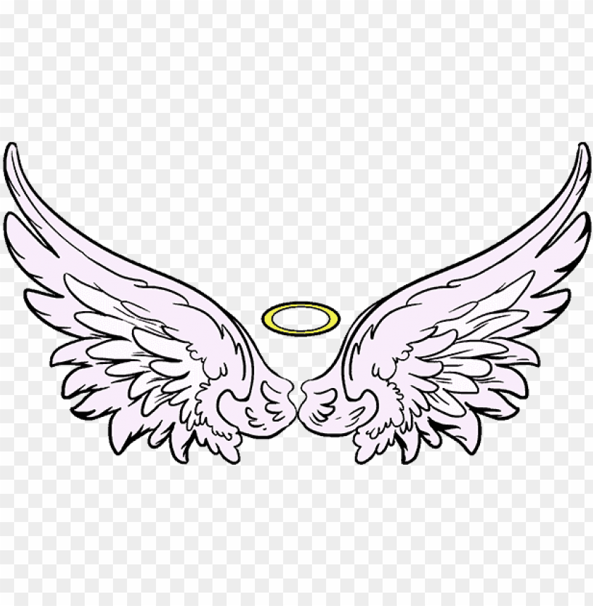 Free download | HD PNG how to draw angel wings in a few easy steps easy ...