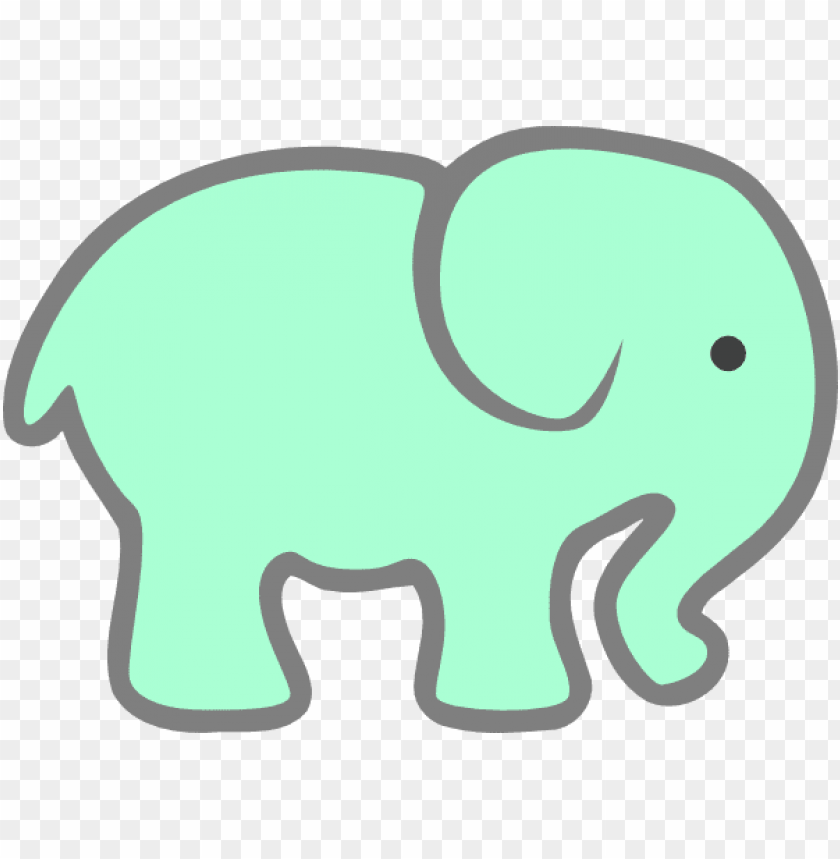 free PNG how to set use green baby elephant PNG image with transparent background PNG images transparent