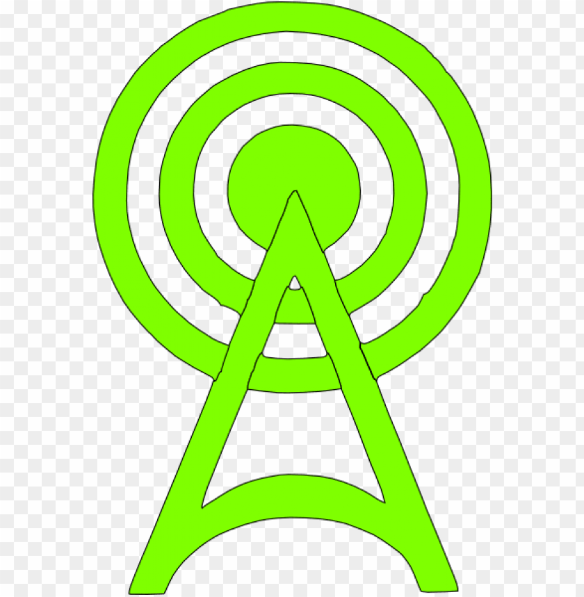 how to set use green radio tower icon clipart PNG transparent with Clear Background ID 269920