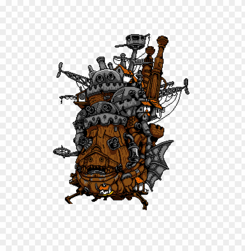 howls moving castle PNG image with transparent background@toppng.com