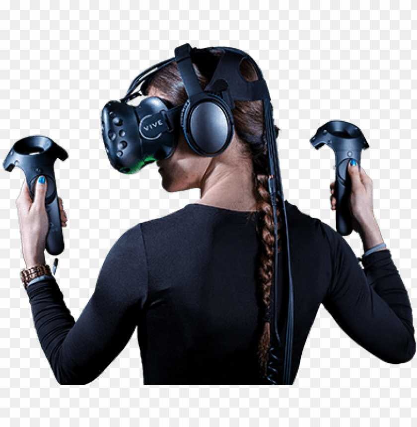 htc vive lady using virtual reality vive virtual reality PNG transparent with Clear Background ID 199955