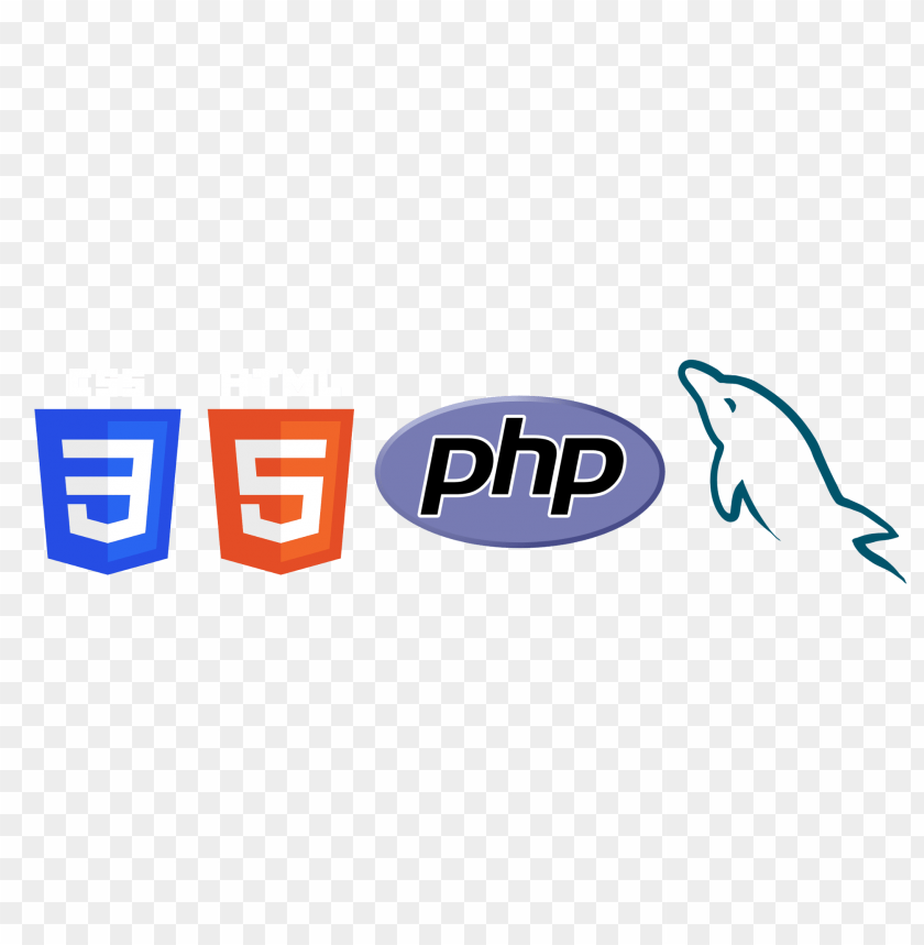 html, css, php, mysql, logo, png, transparent
