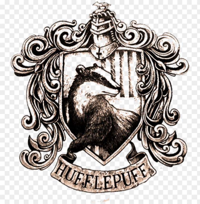 hufflepuff crest transparent emblem PNG transparent with Clear Background ID 171410