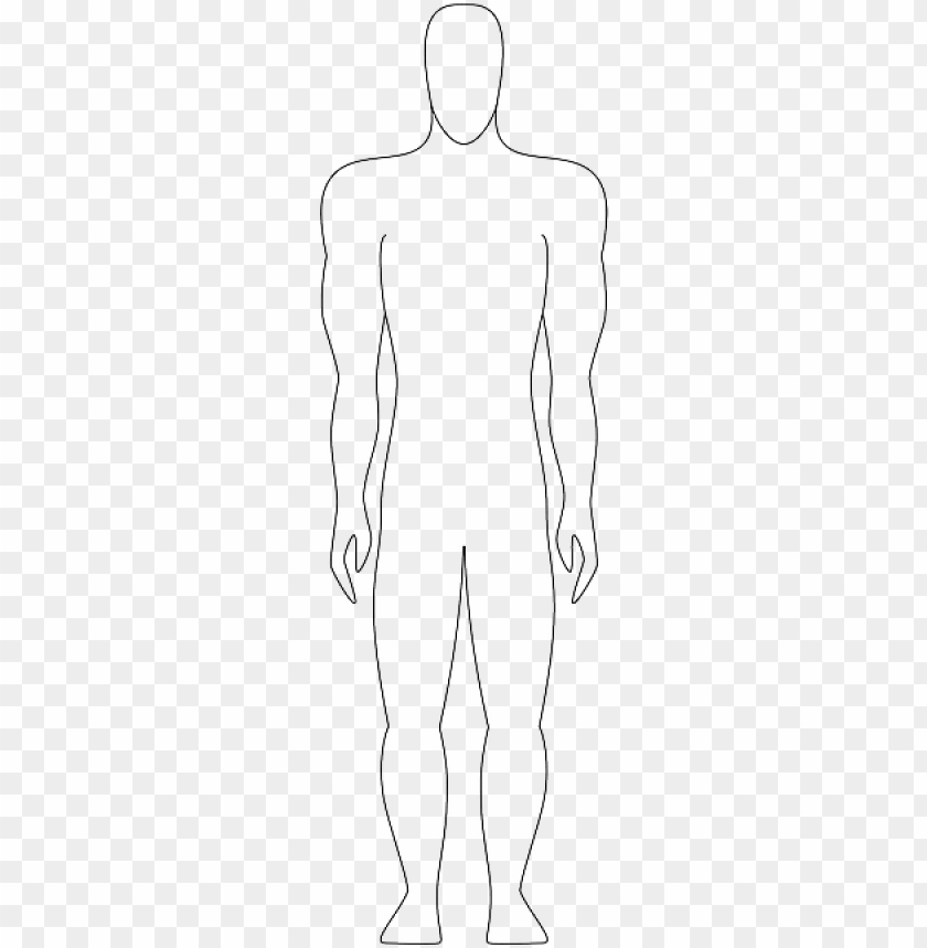 Download Human Body Outline Png Sketch Png Image With Transparent Background Toppng