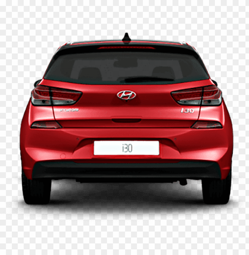 hyundai i30 360 degree view red car png from back PNG transparent with Clear Background ID 270126