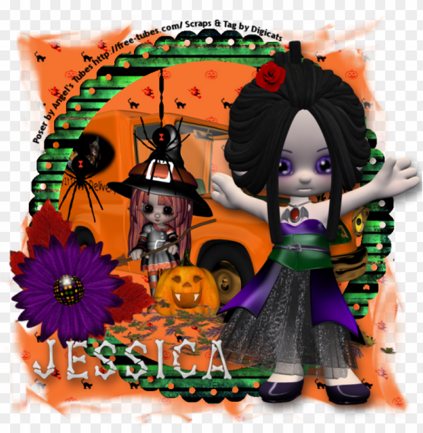 I Have Three Different Versions Of This Little Goth - Japanese Dolls PNG Transparent With Clear Background ID 443623