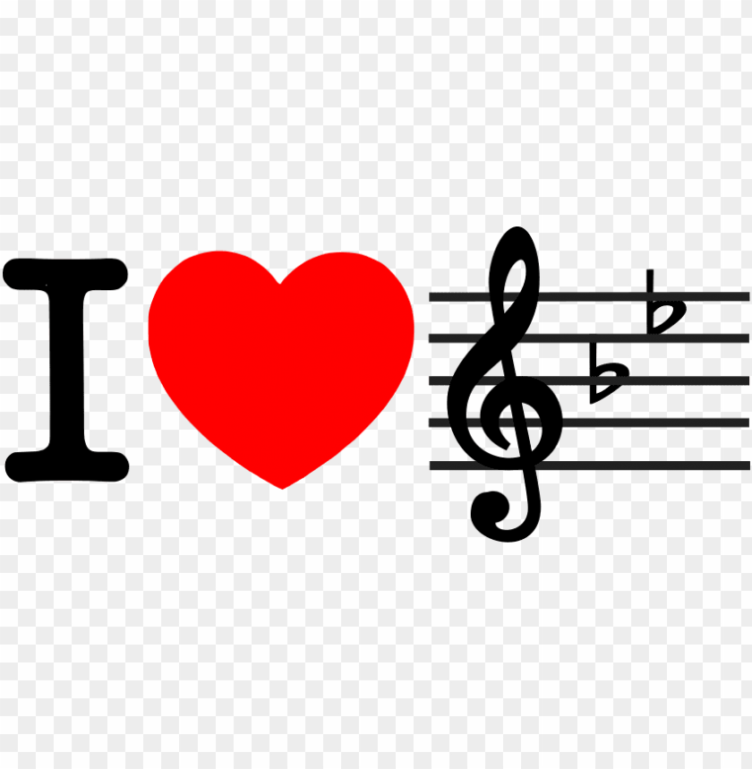 miscellaneous, symbols, i love music, 