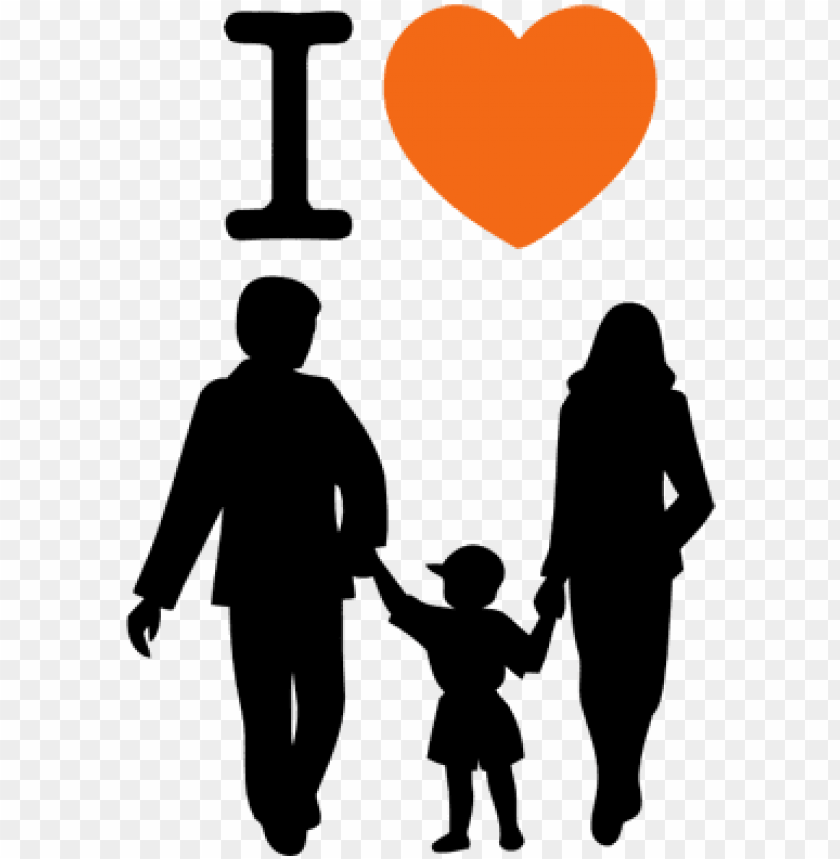 Premium Vector | I love my family t shirt design