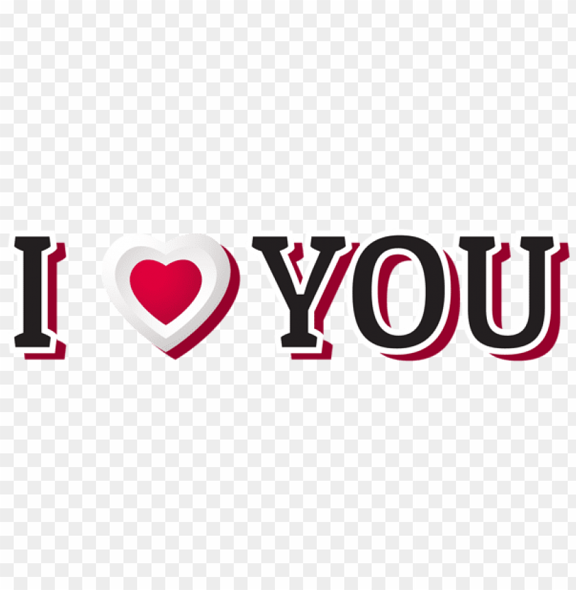 Download I Love You Decorative Png Images Background | TOPpng