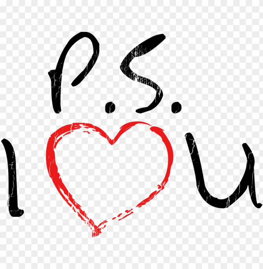 free PNG i love you tees & tanks - ps i love you PNG image with transparent background PNG images transparent
