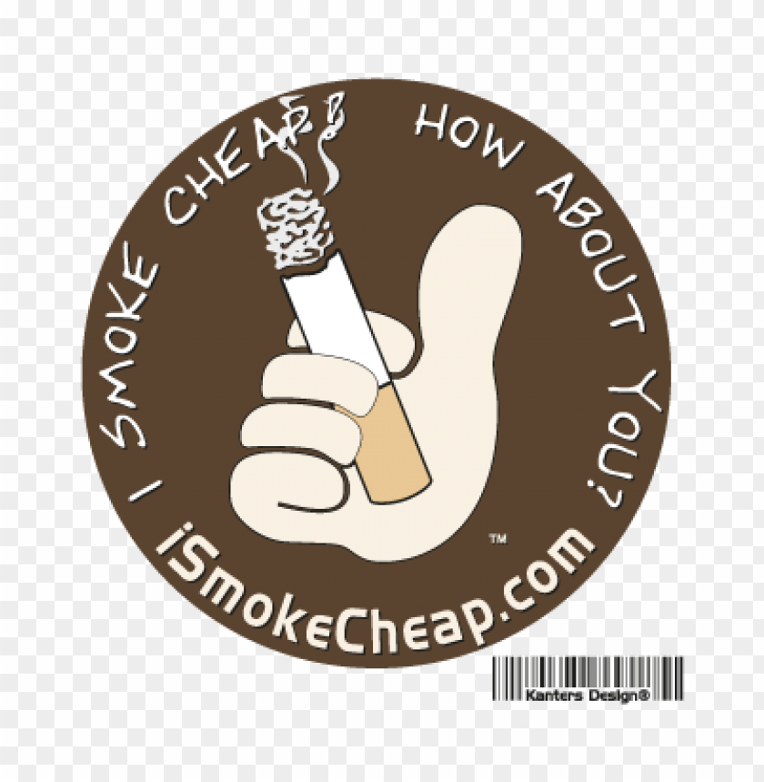  i smoke cheap vector logo download free - 465422