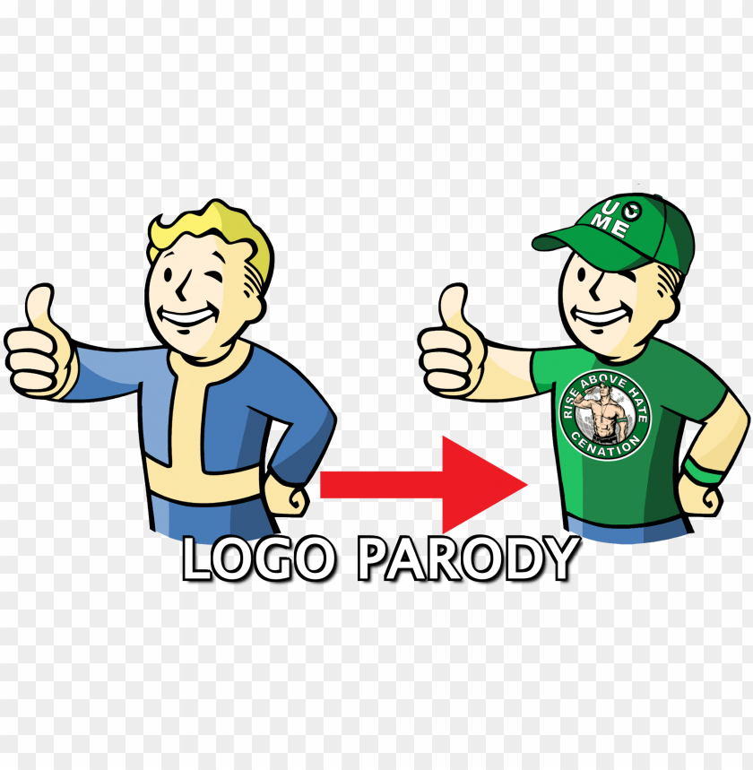 Download I Will Create A Parody Of Any Logo Vault Boy Png Image With Transparent Background Toppng