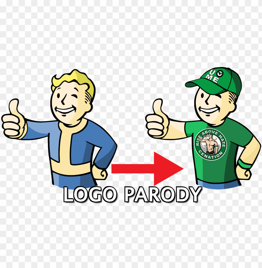 i will create a parody of any logo vault boy png image with transparent background toppng vault boy png image with transparent