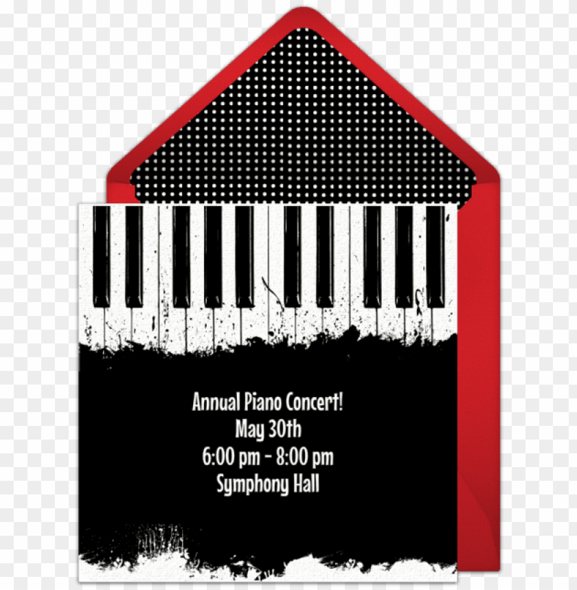 iano keys online invitation - vsgraphics llc painted piano keys vinyl wall  art PNG image with transparent background | TOPpng