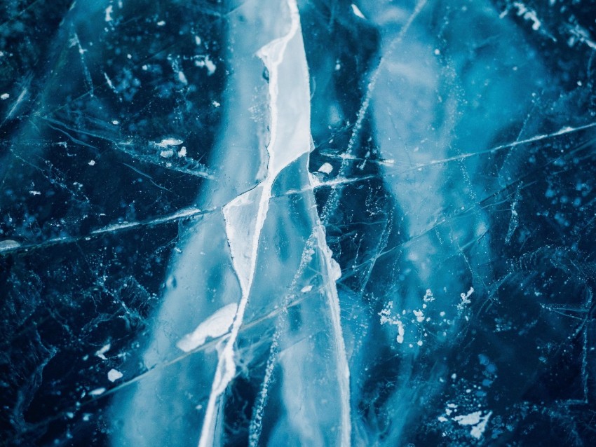 ice, cranny, surface, texture