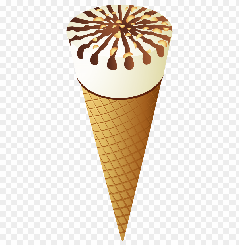 cone, cream, ice