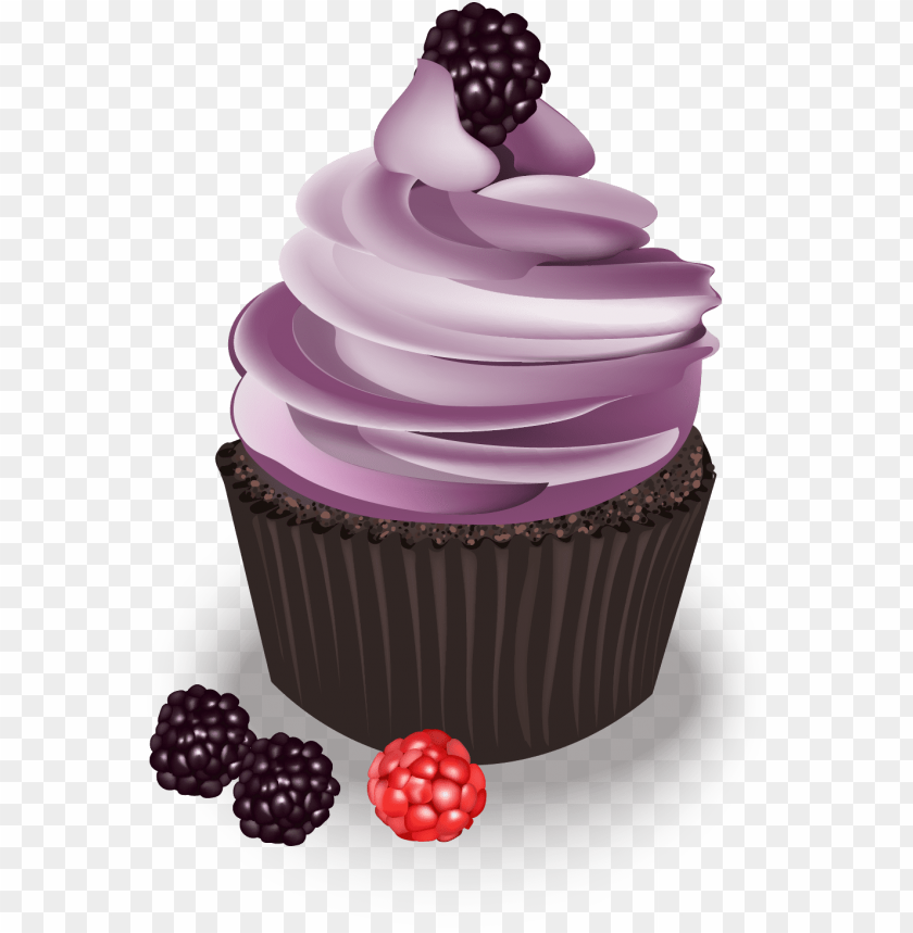 ice cream cupcake blueberry - dessert, dessert