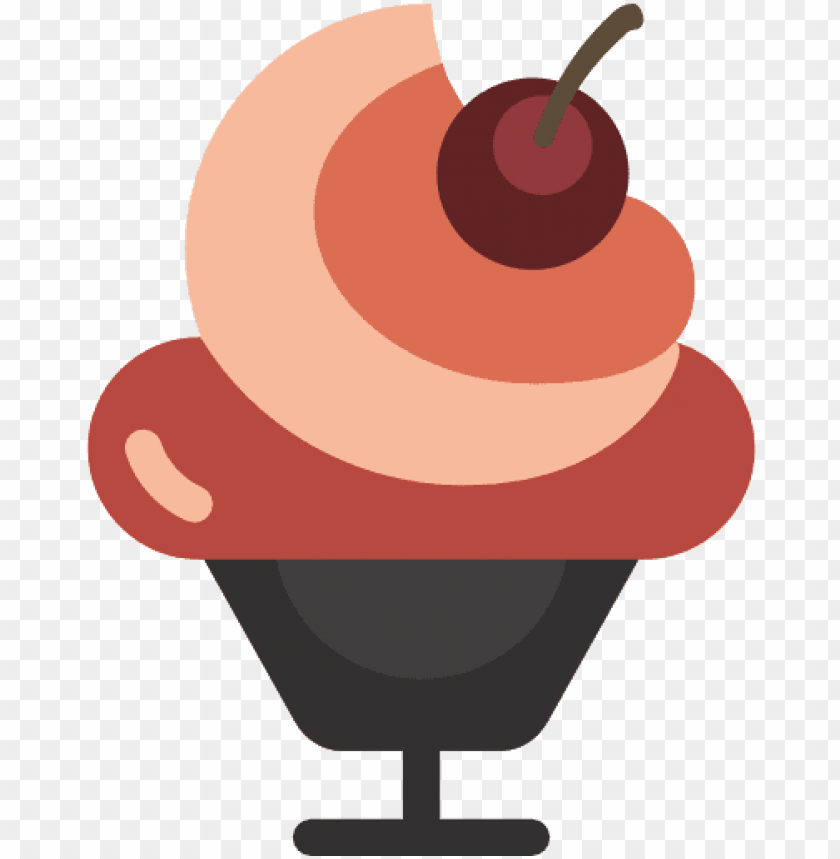 ice cream dessert scalable vector graphics icon - postre icono, dessert