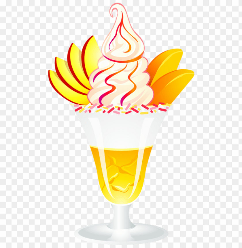 free PNG Download ice cream sundae with peaches png t png images background PNG images transparent