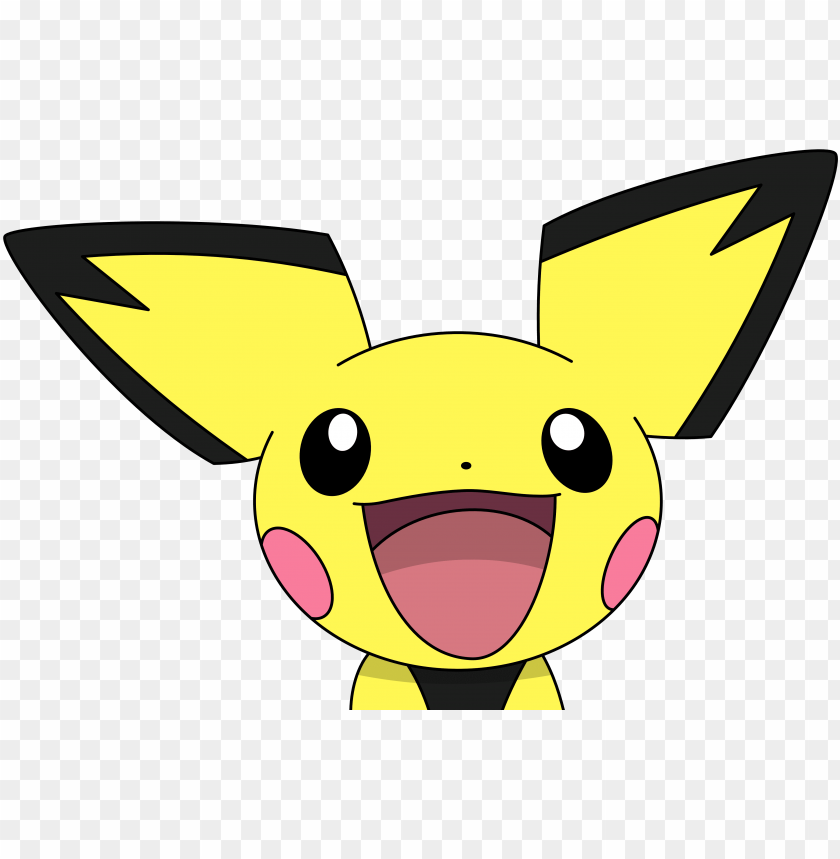 Ichu Cute Face Pichu Cute Png Image With Transparent Background Toppng - cute face id for roblox