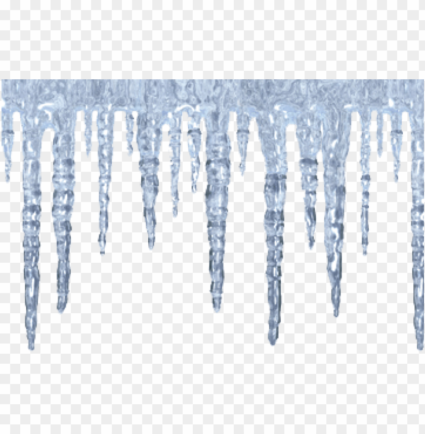 PNG image of icicles with a clear background - Image ID 9060