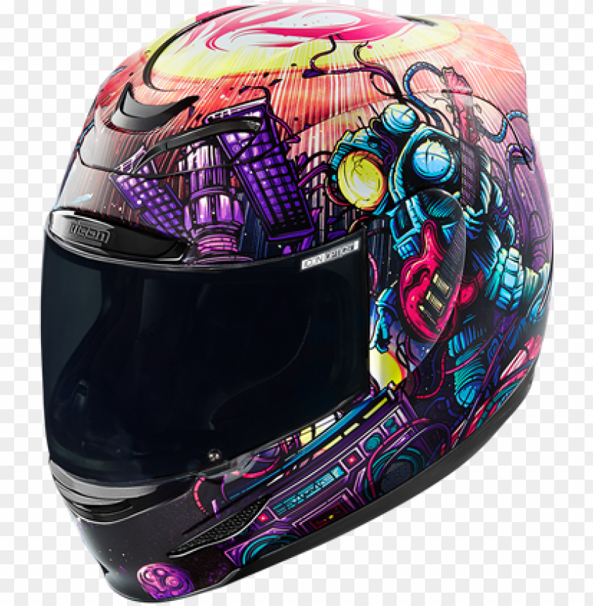 icon helmet am space b face xl 01019055 part number - icon airmada space bass face png - Free PNG Images@toppng.com