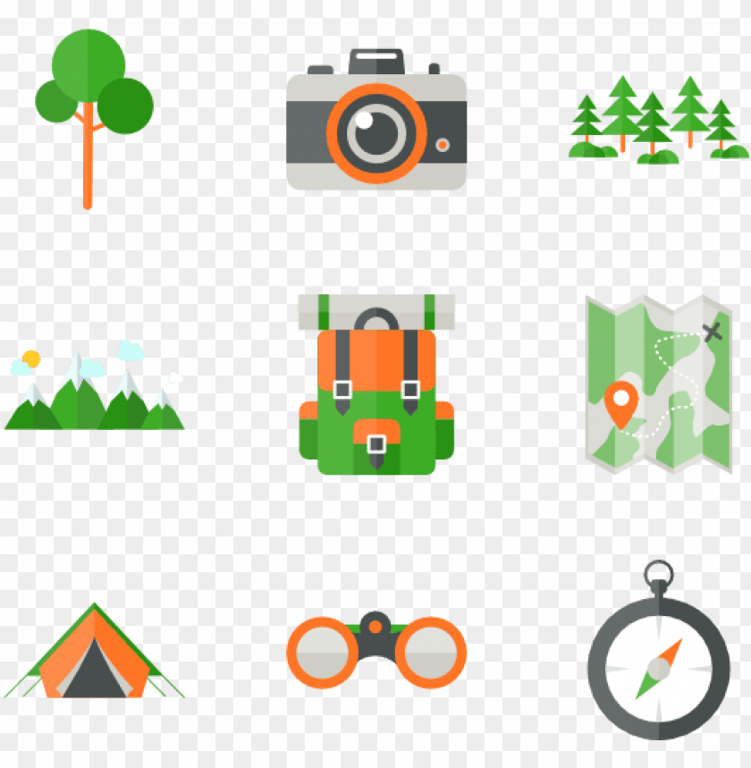 icon packs svg freeuse library - camping icon colorful png - Free PNG Images@toppng.com
