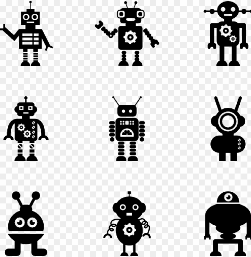 Download Icon Packs Svg Psd Png Eps Robot Icon Vector Png Image With Transparent Background Toppng