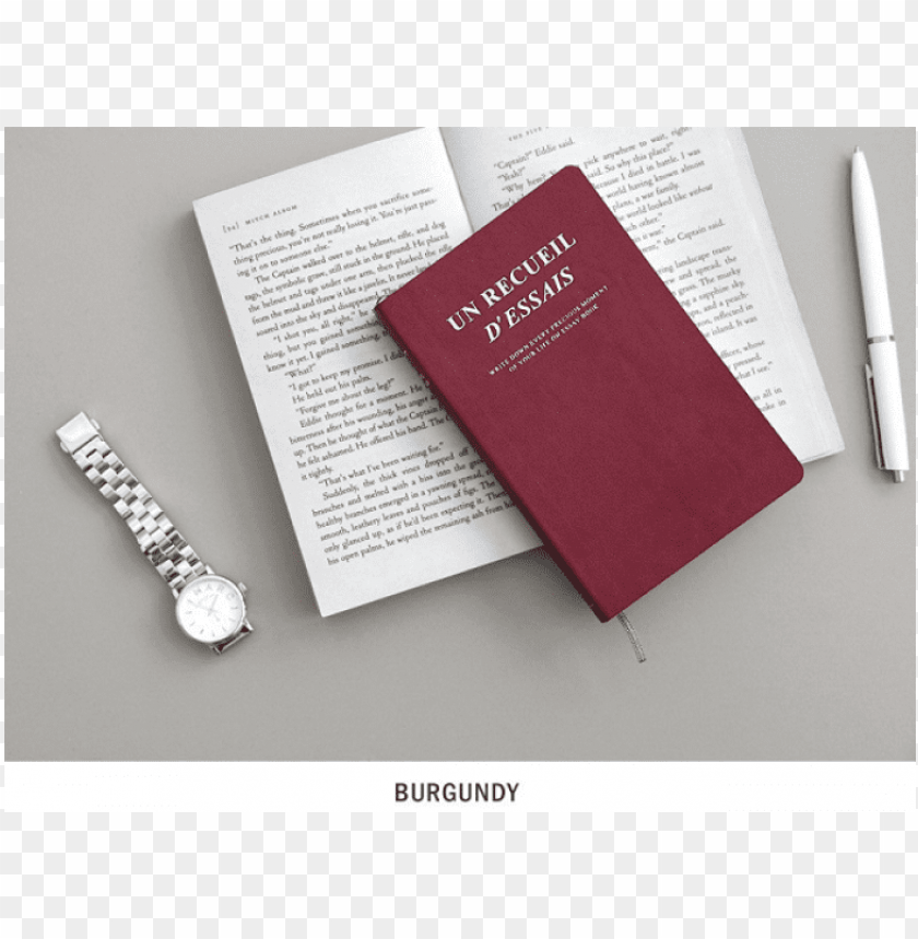 iconic essay book notebook v PNG transparent with Clear Background ID 96393