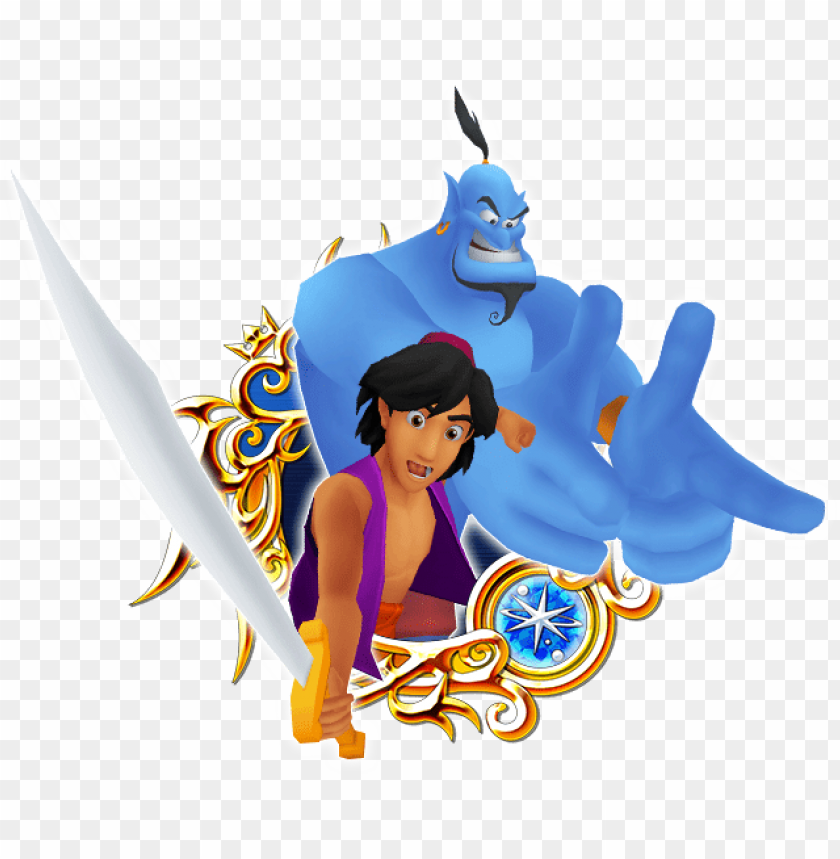 Icture Freeuse Download Genie Unchained Wiki - Aladdin And Genie Khux PNG Transparent With Clear Background ID 269742