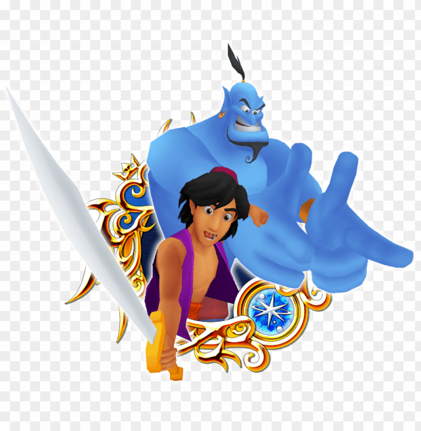 Icture Freeuse Download Genie Unchained Wiki - Aladdin And Genie Khux PNG  Transparent With Clear Background ID 269742