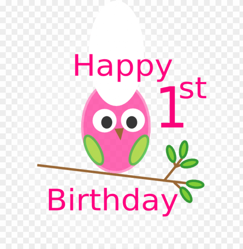 Download Icture Royalty Free 1st Birthday Clipart Happy 1st Birthday Cute Png Image With Transparent Background Toppng