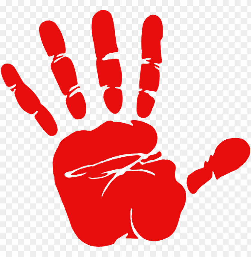 free PNG icture royalty free red print clip art at clker com - red hand clip art PNG image with transparent background PNG images transparent