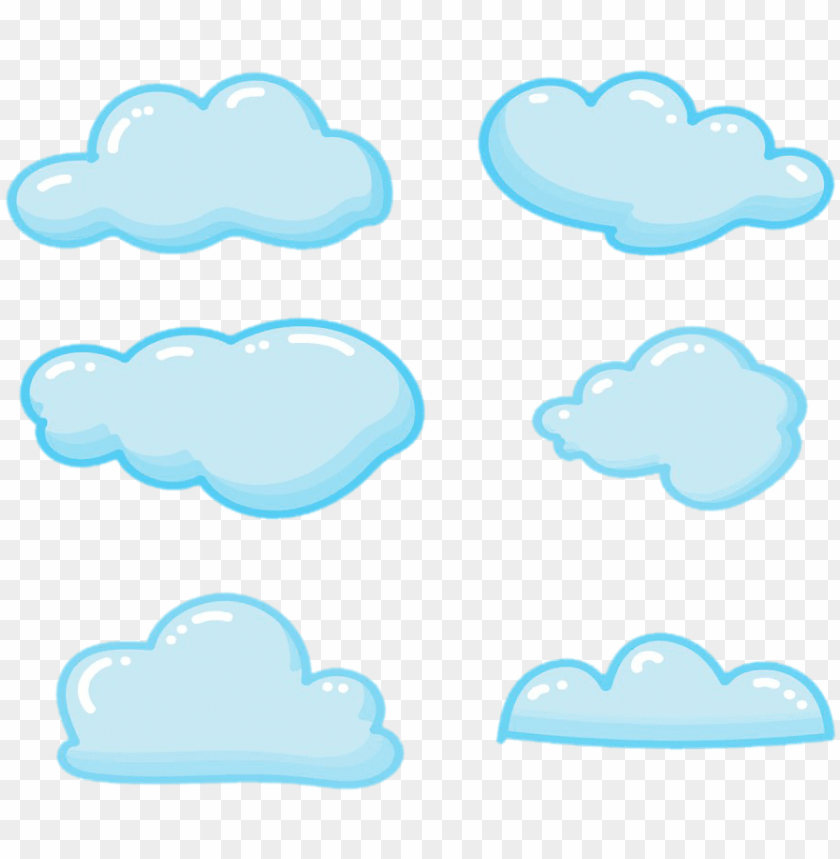 Download icture stock nube azul clip art nubes de dibujos painted clouds  cartoo png - Free PNG Images | TOPpng