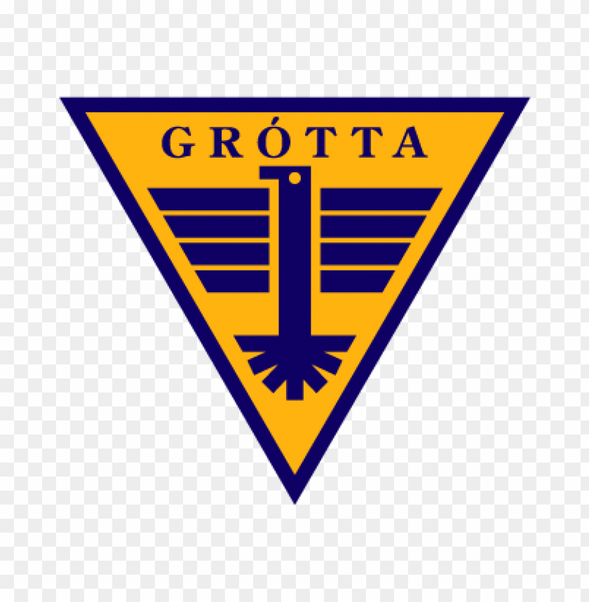 Grótta, logo design, geometric emblem, sports club, Iceland