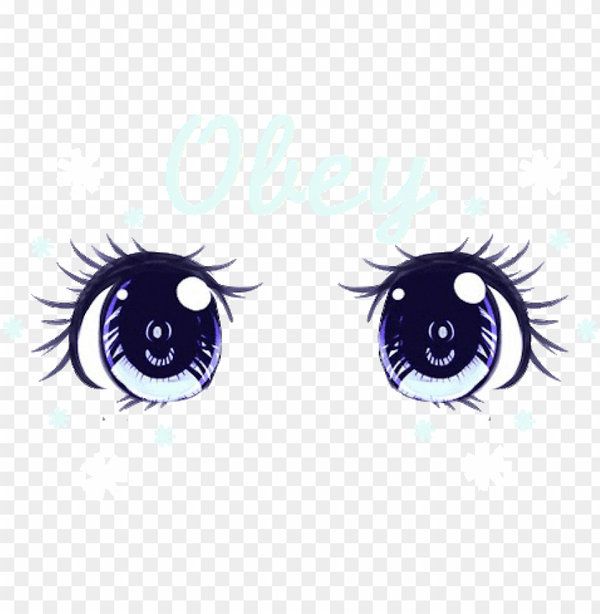 Get Kawaii Anime Eyes Png Transparent PNG