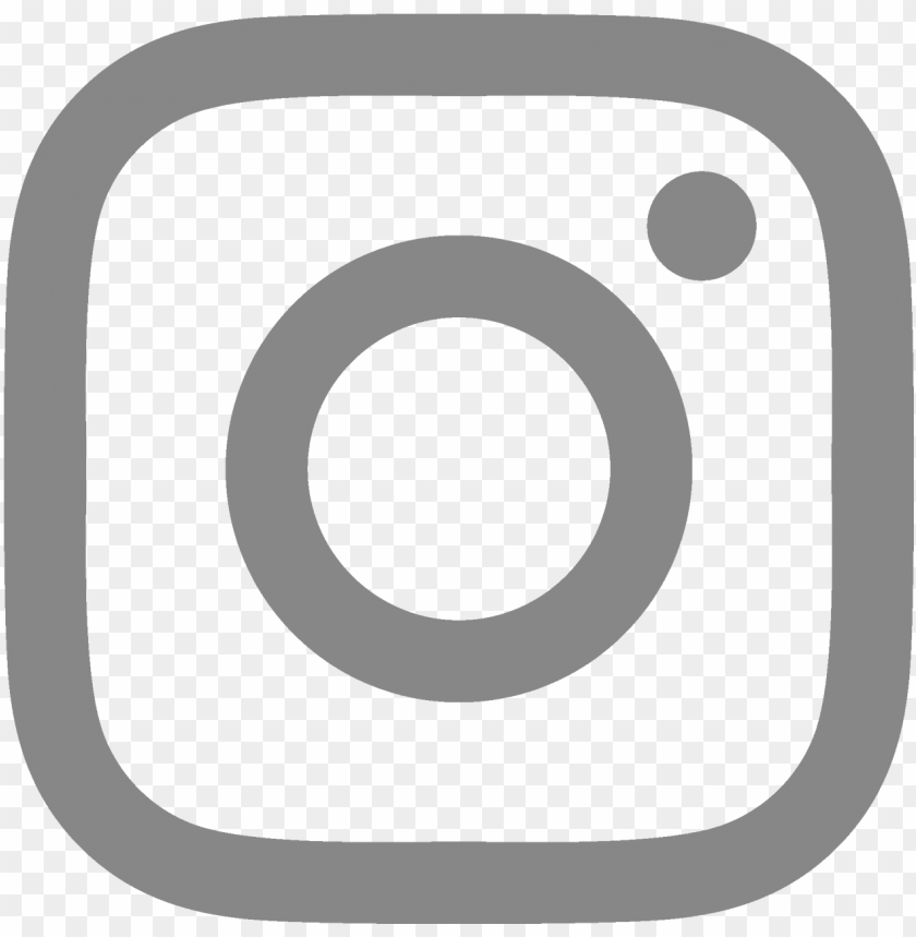 gray instagram logo vector