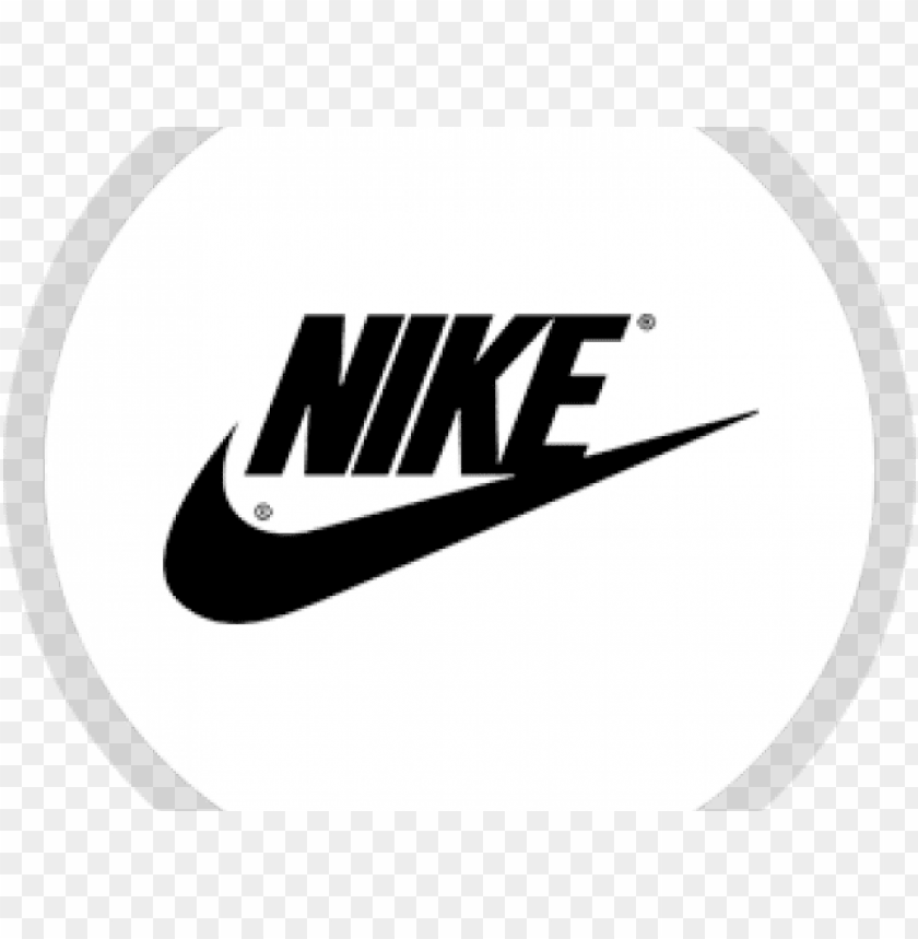 nike logo, logo, stamp, circle frame, food, circles, rubber