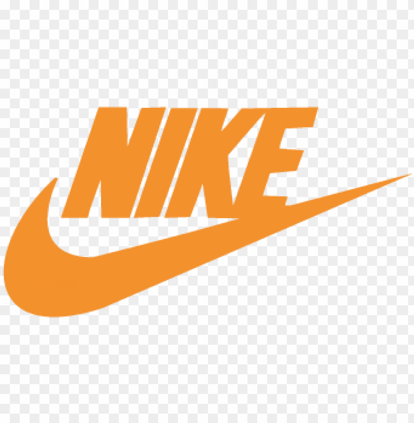 nike with orange swoosh