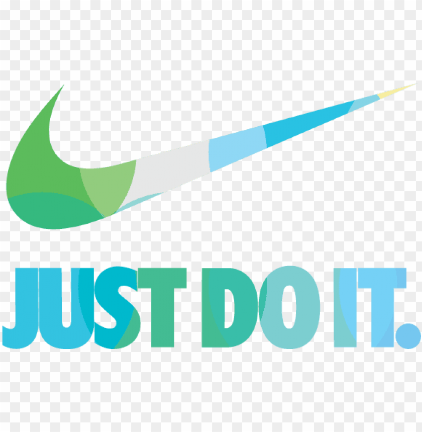 blue nike logo png