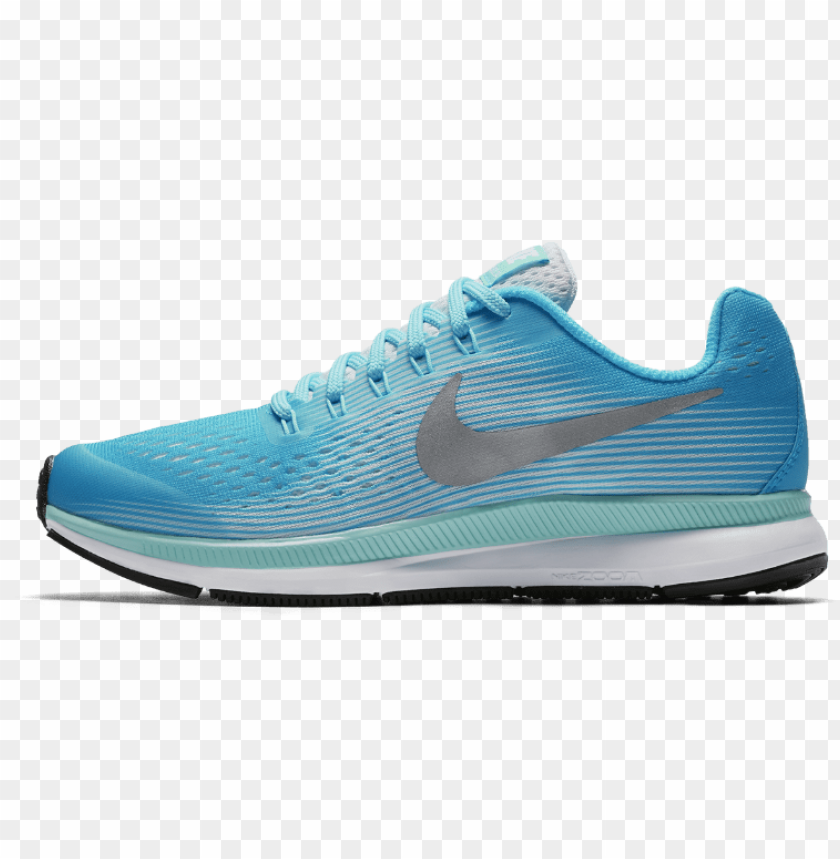 Ike Zoom Pegasus 34 Big Kids' Running Shoe Size Shoe PNG Image With Transparent Background@toppng.com