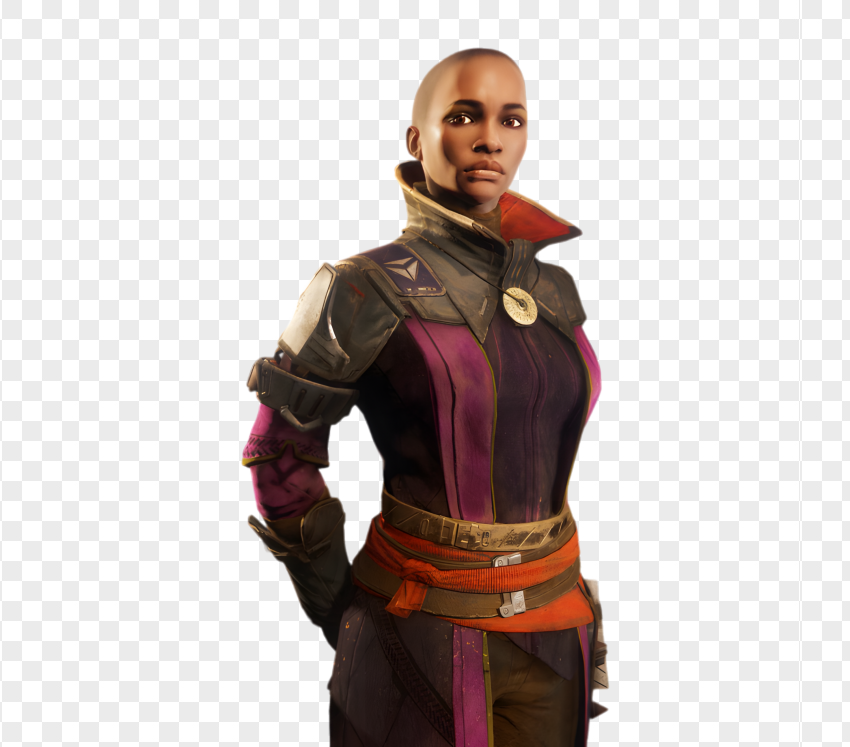 Ikora Rey Warlock Vanguard Portrait Transparent Background