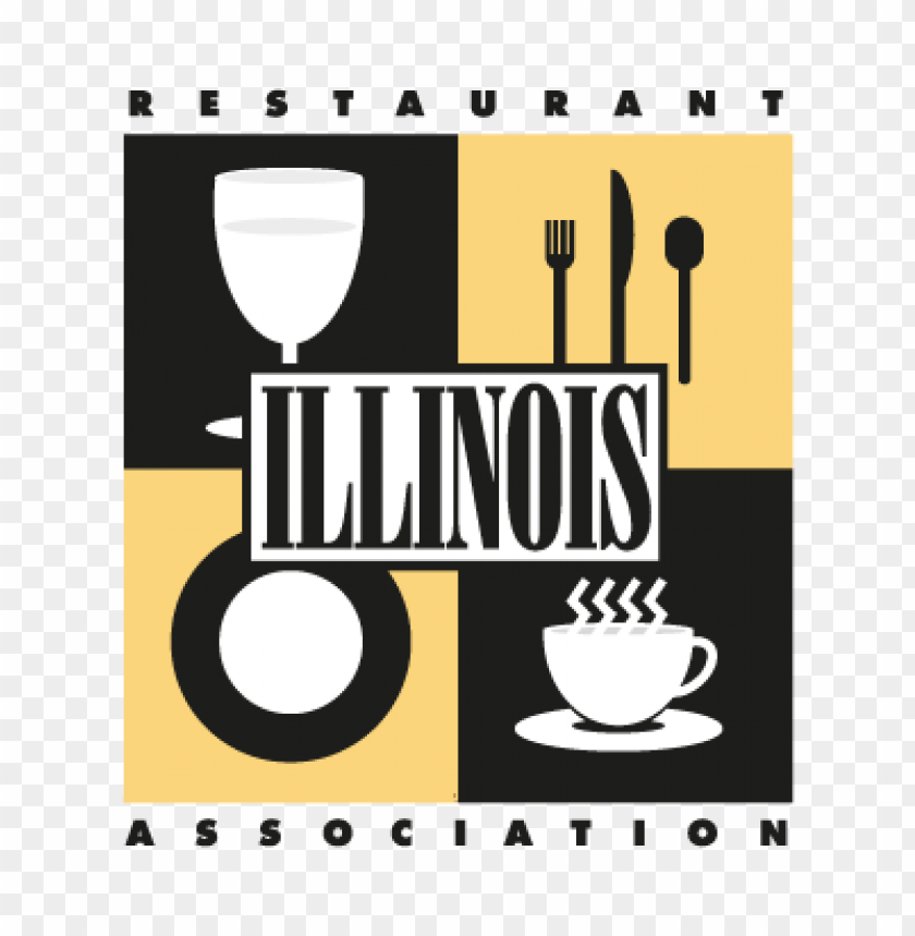  illinois restaurant association vector logo - 465474