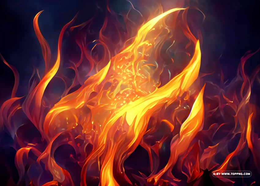 Illuminate Your Designs With Fire Overlay PNG Effects