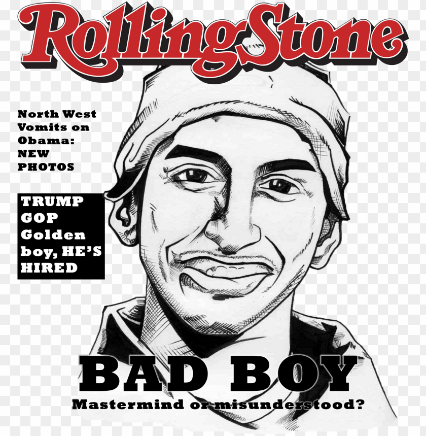 Illustration By Adam Valenzuela Of Abdelhamid Abaaoud - Rolling Stone Magazine PNG Transparent With Clear Background ID 443904