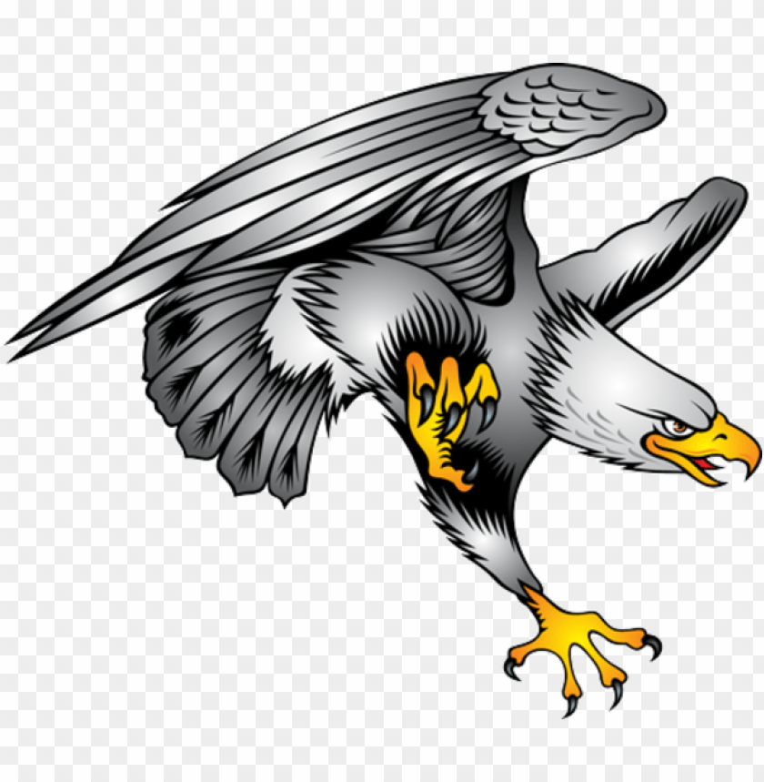 illustration gray eagle tattoo PNG image with transparent background@toppng.com