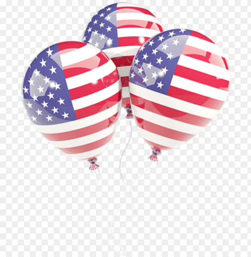 free PNG illustration of flag of united states of america - usa flag balloons PNG image with transparent background PNG images transparent