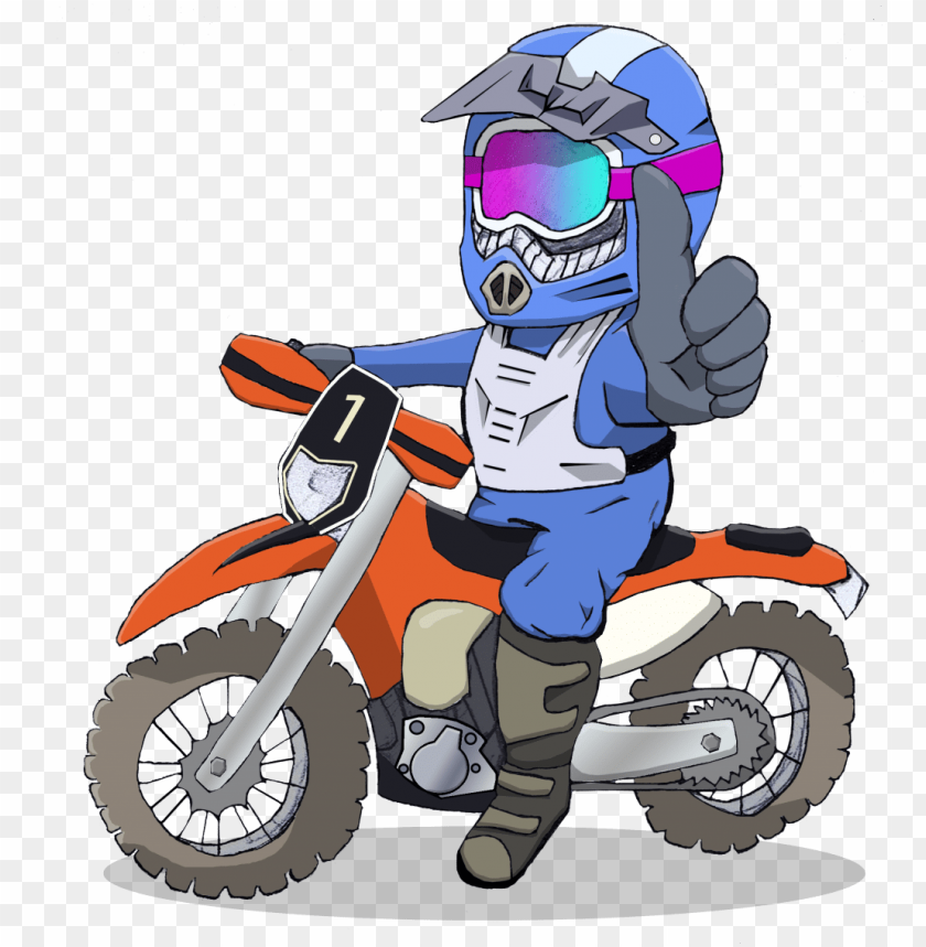 image 1706997 - cartoon dirt bike rider PNG image with transparent  background | TOPpng